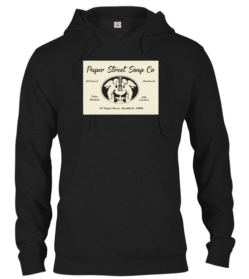 Black Business Card Hoodie
