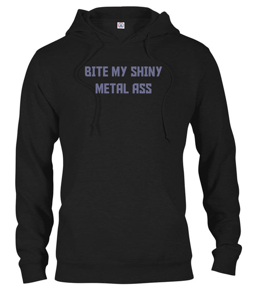 Black Bite My Shiny Metal Ass Hoodie