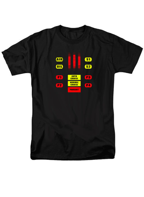Black K.I.T.T. Control Panel T-Shirt