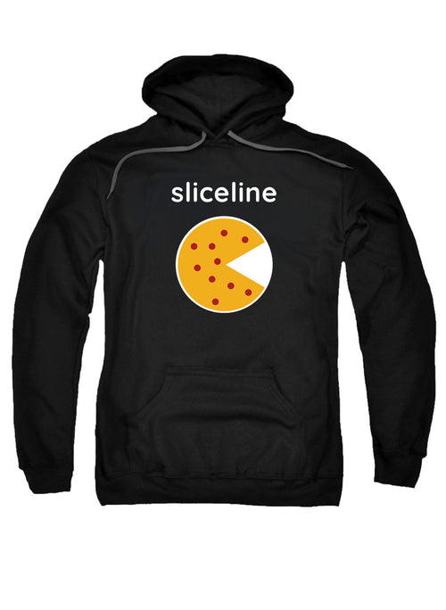 Black Sliceline Logo Hoodie