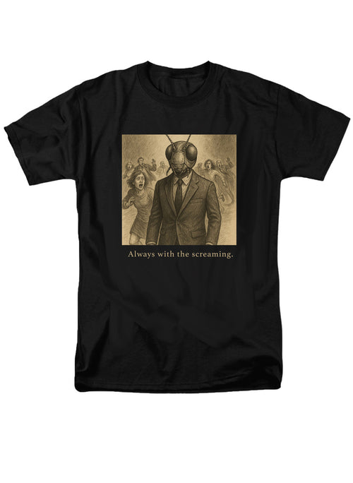 Black Always with the screaming T-Shirt