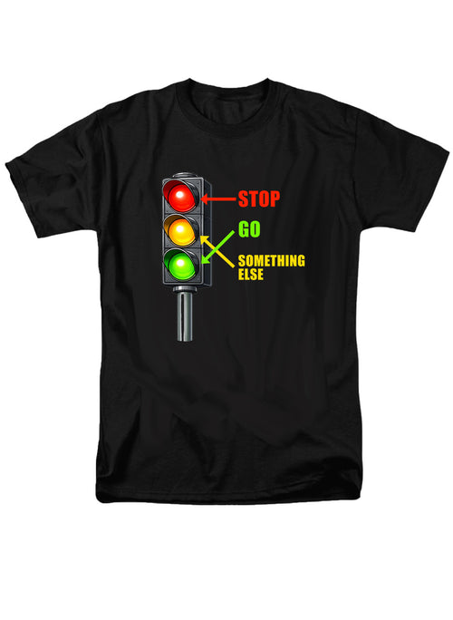 Black Stop. Go. Something Else T-Shirt