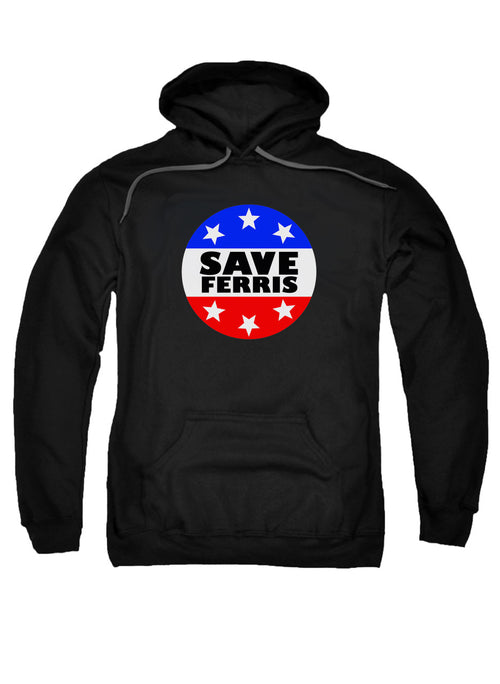 Black Save Ferris Badge Hoodie