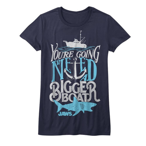Jaws Ladies T-Shirt - Typography