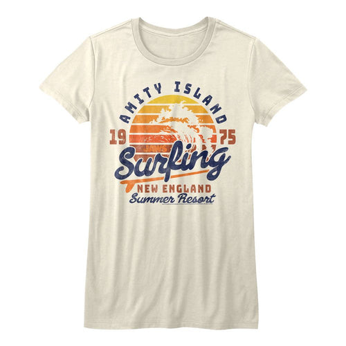 Jaws Ladies T-Shirt - Amity Surfing