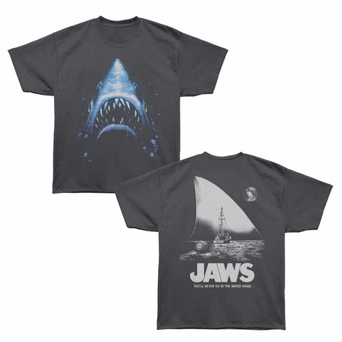 Jaws Oversized T-Shirt - Large Fin Scene F&B