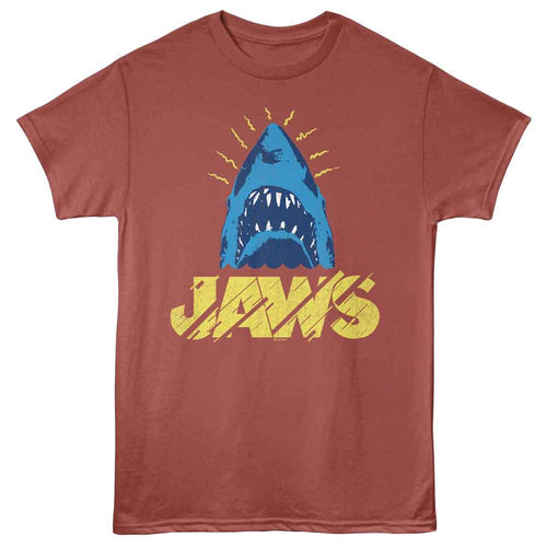 Terracotta Jaws t-shirt featuring Jaws Shaky design