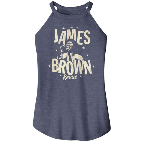James Brown Ladies Rocker Tank - Monochrome Revue