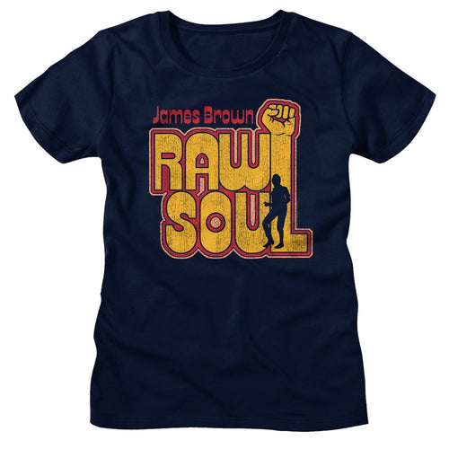 James Brown Ladies T-Shirt - Raw Soul