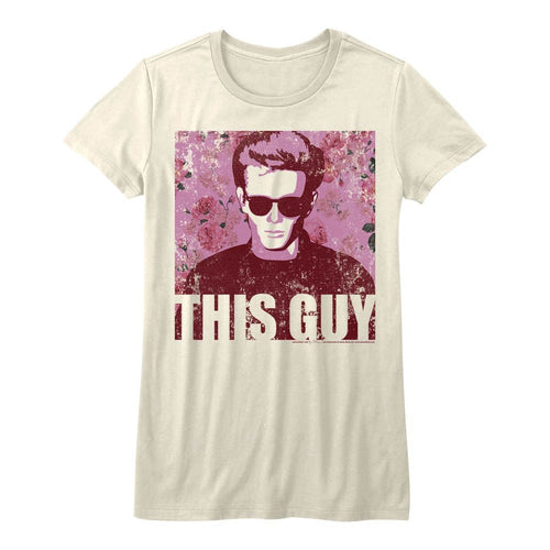 James Dean Ladies T-Shirt - Flowery Dean