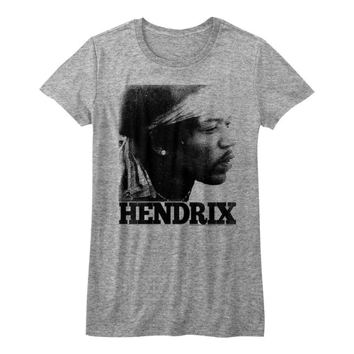 Jimi Hendrix Ladies T-Shirt - Vintage Face