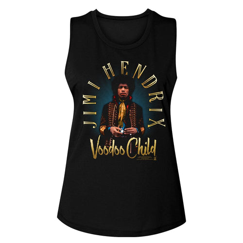 Jimi Hendrix Ladies Muscle Tank - Voodoo Child