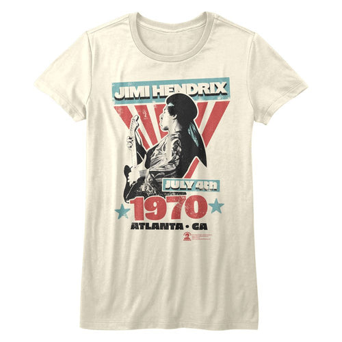 Jimi Hendrix Ladies T-Shirt - Atlanta