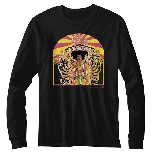 Jimi Hendrix Long Sleeve T-Shirt - Axis Cover