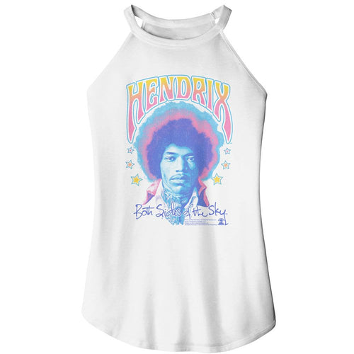 Jimi Hendrix Ladies Rocker Tank - Pastel Both Sides