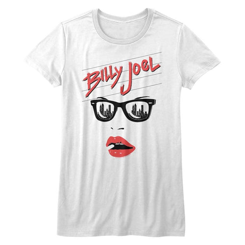 Billy Joel Ladies T-Shirt - Lips