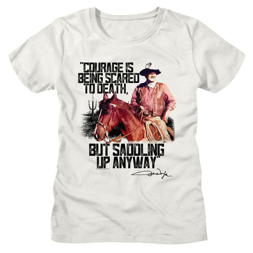 John Wayne Ladies T-Shirt - Courage