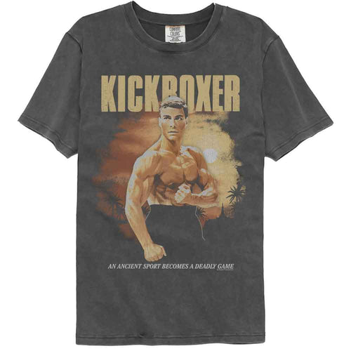 Kickboxer Comfort Colors T-Shirt - Sunset Background