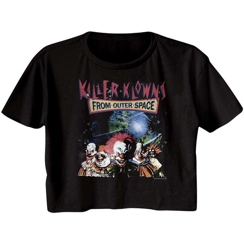 Killer Klowns from Outer Space Ladies Crop Top - Klowns In Space