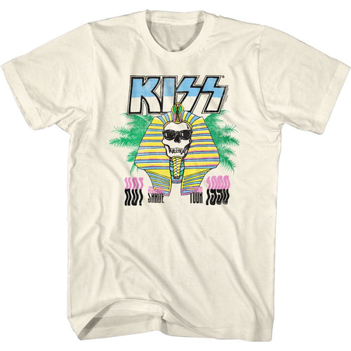 Natural KISS t-shirt featuring KISS Egyptian Shade design