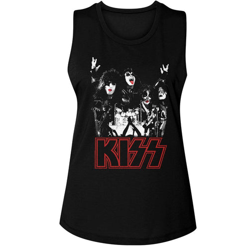 KISS Ladies Muscle Tank - KISS Concert
