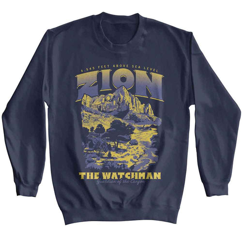 Lantern Press Long Sleeve Sweatshirt - Zion The Watchman