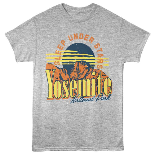 Lantern Press T-Shirt - Yosemite Sleep Under Stars
