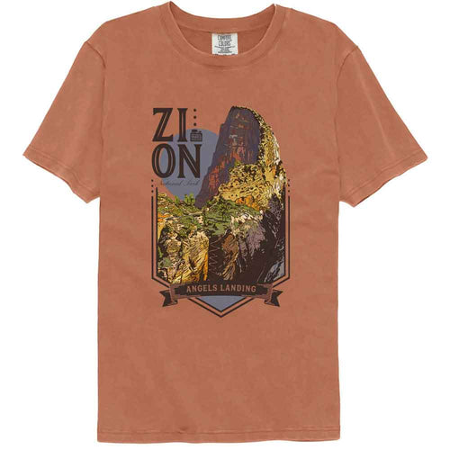 Lantern Press Npca Comfort Colors T-Shirt - Zion Angels Landing