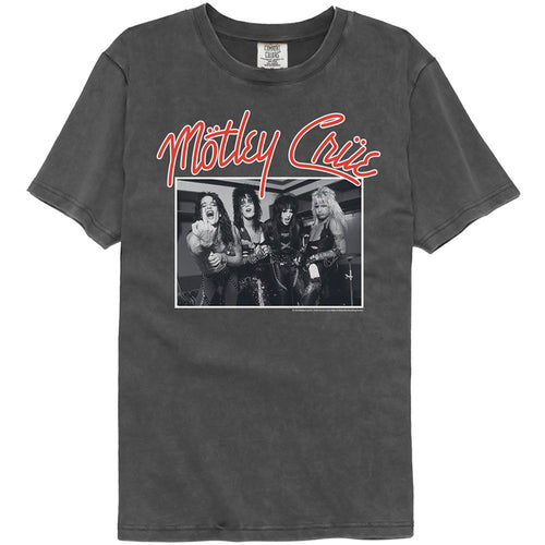Mötley Crüe Washed Black T-Shirt - Stand And Deliver