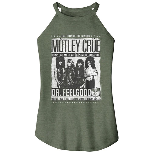 Mötley Crüe Ladies Rocker Tank - Dr. Feelgood Songs