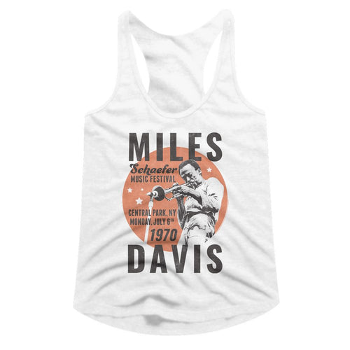 Miles Davis Ladies Racerback - 1970 Circle