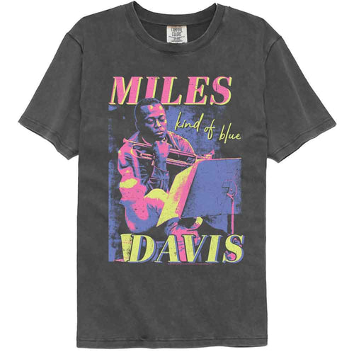 Miles Davis Comfort Colors T-Shirt - Vibrant Tricolor
