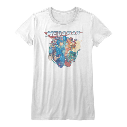 Mega Man Ladies T-Shirt - MegaFriends