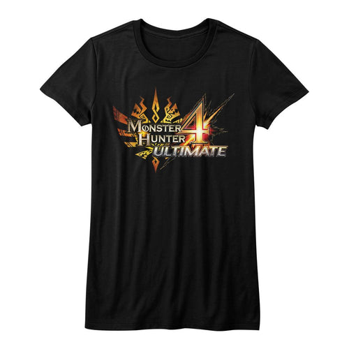 Monster Hunter Ladies T-Shirt - MH4U Logo