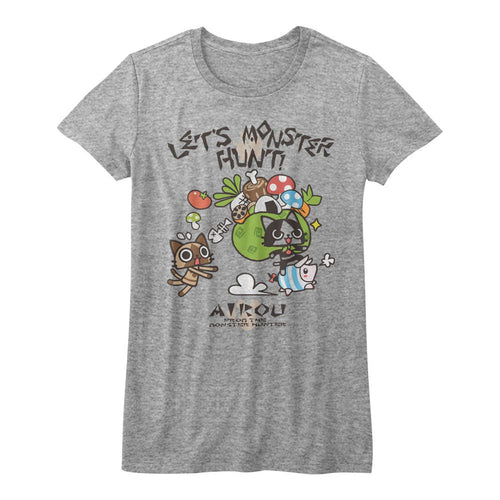 Monster Hunter Ladies T-Shirt - Airou Hunter