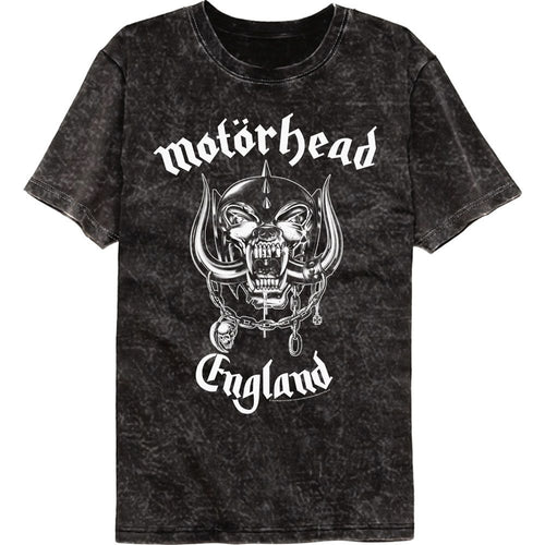 Motörhead Mineral Wash T-Shirt - England