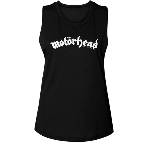 Motörhead Ladies Muscle Tank - Light Logo