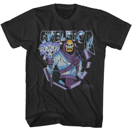 Skeletor Breakthrough Masters of the Universe t-shirt in black