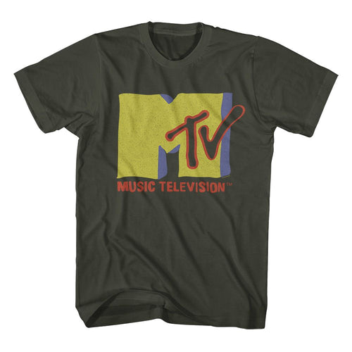 Muted Tones MTV t-shirt in smoke gray