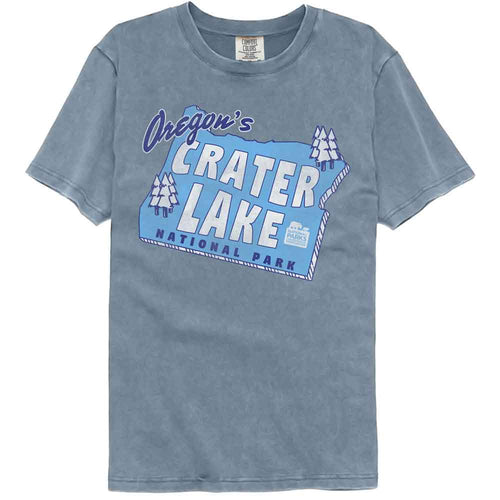 National Parks Comfort Colors T-Shirt - Oregon's Crater Lake NP