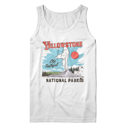 National Parks Tank Top - Yellowstone Illustration