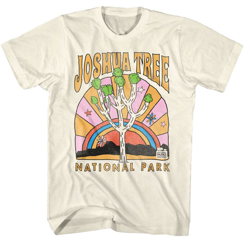 Natural National Parks t-shirt featuring a Joshua Tree doodle design