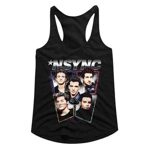 NSYNC Ladies Racerback - Heads