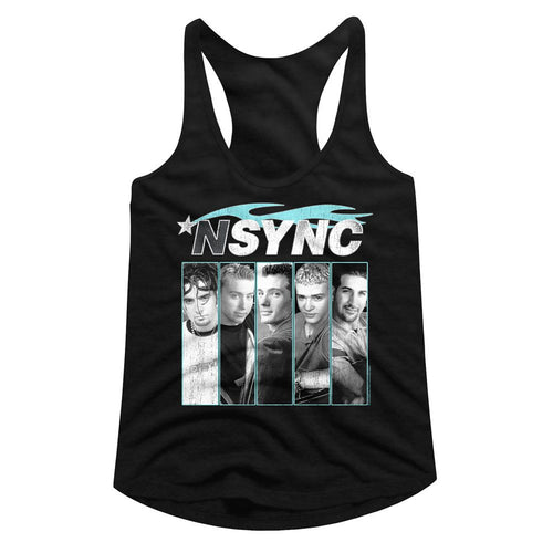 NSYNC Ladies Racerback - Blue Flame