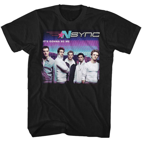 Black NSYNC t-shirt featuring a Gonna B Me design