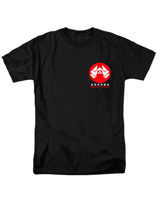 Black Nakatomi Corporation Left Pocket T-Shirt