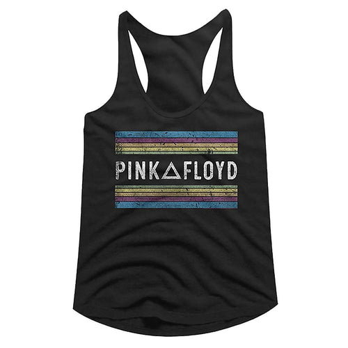 Pink Floyd Ladies Racerback - Rainbows