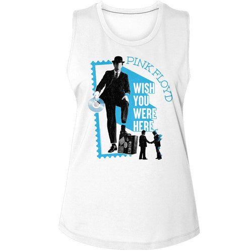 Pink Floyd Ladies Muscle Tank - WYWH