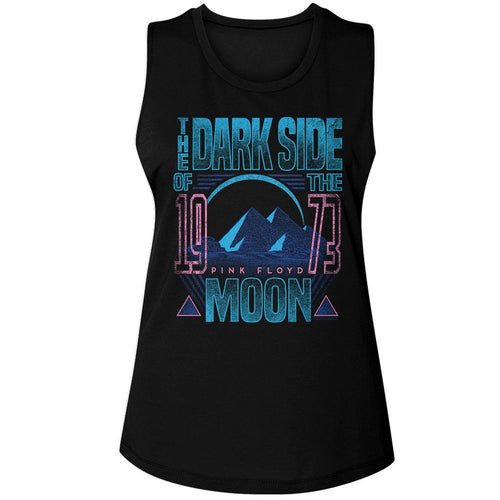 Pink Floyd Ladies Muscle Tank - The Dark Side