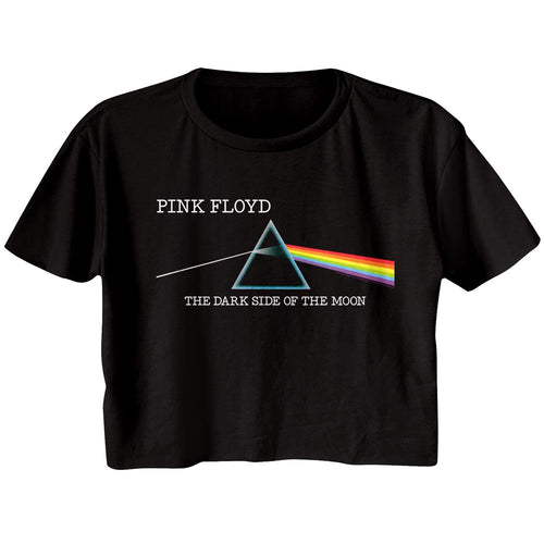 Pink Floyd Ladies Crop Top - DSOTM Redux